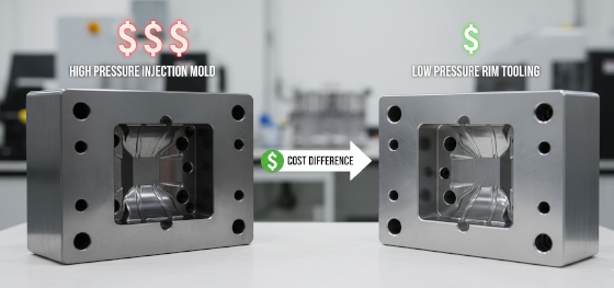 cost comparison between steel injection molds and aluminum RIM tooling cost comparison between steel injection molds and aluminum RIM tooling