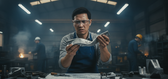 identifying thermal warping defects on cheap metal castings identifying thermal warping defects on cheap metal castings
