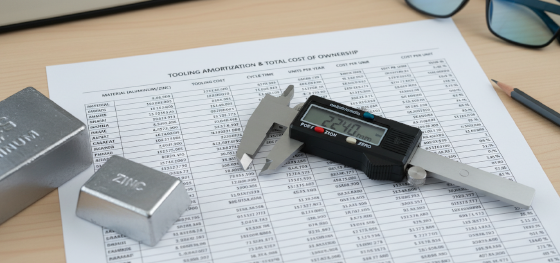 calculating total cost of ownership and tooling amortization