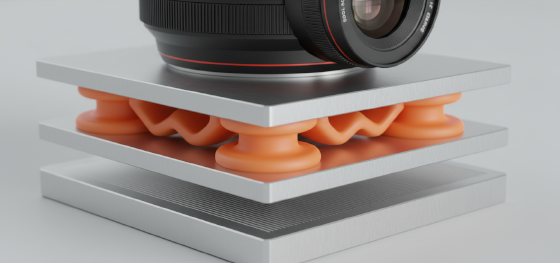 harmonic vibration dampening systems for precision aerial photography