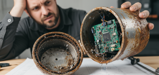 saltwater corrosion and seal failures in cheap marine robotic housings