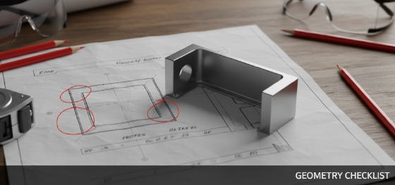 correcting sharp internal geometric corners to prevent molecular tearing correcting sharp internal geometric corners to prevent molecular tearing