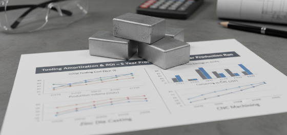 calculating tooling amortization and roi for mass production metal parts