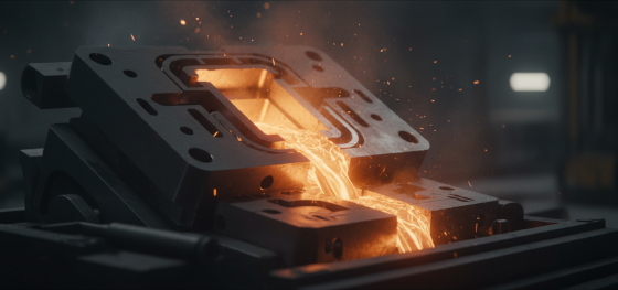 extreme molten fluidity for casting ultra thin metal walls