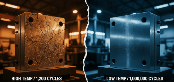 thermal fatigue and lifespan of heavy duty industrial steel molds