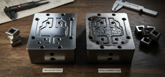 benchmarking tooling lifespan between high and low temperature alloys