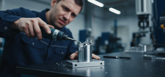 sheared metallic mounting cylinders caused by screw torque stress