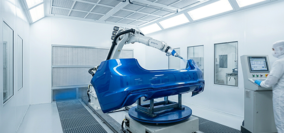 cleanroom spray booth for flawless custom hardware finishes
