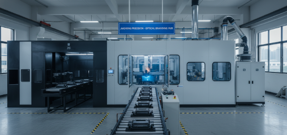 shenzhen turnkey contract manufacturer operating enclosed optical branding stations
