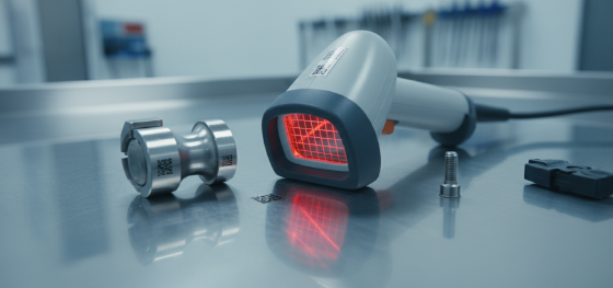 scanning unique device identification udi codes on surgical metal tools