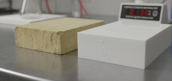 UV resistance comparison between standard casting resin and RIM polyurethane