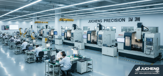 IATF 16949 certified Jucheng Precision facility for automotive hardware