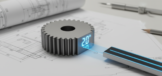 measuring slight sloping geometry on precision metallic hardware