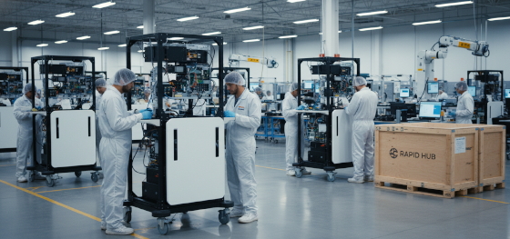 turnkey contract manufacturer assembling hybrid metallurgical and polymer clinical hardware