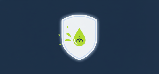 chemical drop resistance and indestructible clinical barrier icon