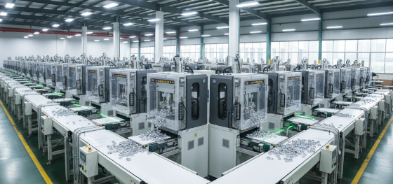 automated rapid cycling metallurgy facility in the shenzhen industrial zone