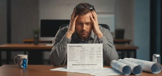 evaluating high upfront tooling invoices and high moq restrictions