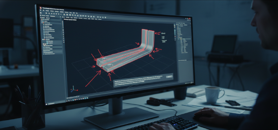 Engineering software calculating physical over-bend angles to perfectly compensate for stiff alloy springback memory