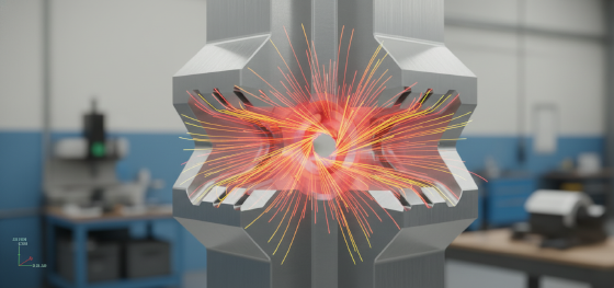 kinetic stress simulation validating extreme torsional rigidity in metallurgy