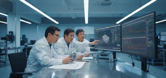 shenzhen factory engineers validating strict metallurgical blueprint tolerances