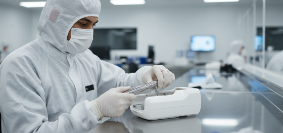 sterile cleanroom assembly bay delivering ready to use medical hardware