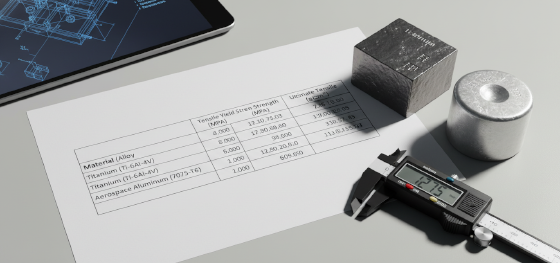 evaluating metallurgical yield strengths for custom flight hardware