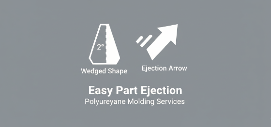 icon for easy part ejection in polyurethane molding services