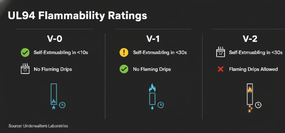 ul94 rating chart