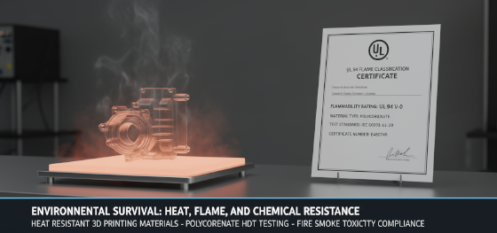 heat resistant 3d printing materials