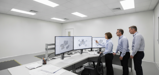 turnkey contract manufacturer executing manual design for manufacturability audits