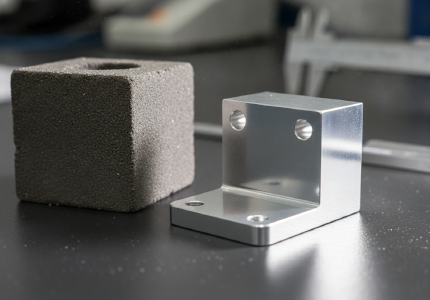 comparing raw sand cast textures against smooth metal castings.png