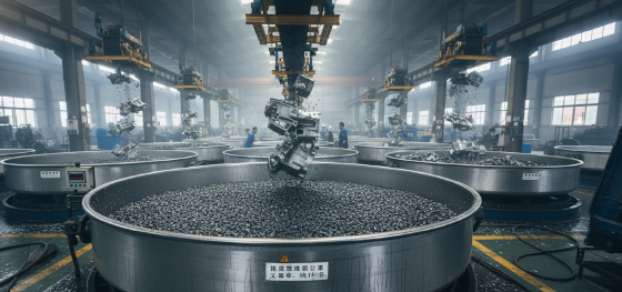 bulk mechanical deburring lines replacing expensive manual factory labor