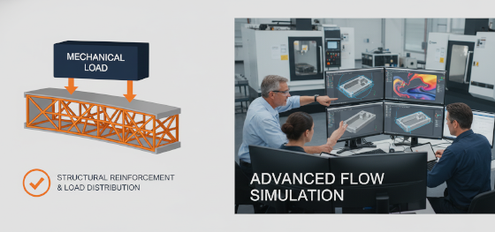 contract manufacturer executing advanced flow simulations for liquid metallurgy