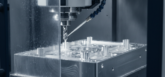 high speed five axis cnc milling executing custom hardware prototypes