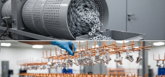 Cost dynamic comparison between high-volume barrel zinc plating and labor-intensive custom rack plating
