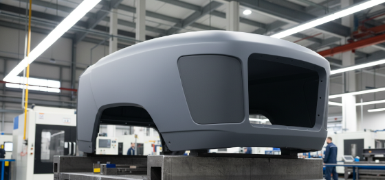 large scale structural part design for high performance robotics
