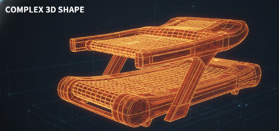complex 3D mold design for oversized fitness equipment enclosures